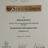1. Norddeutschen Stiftungspreis für phönikks